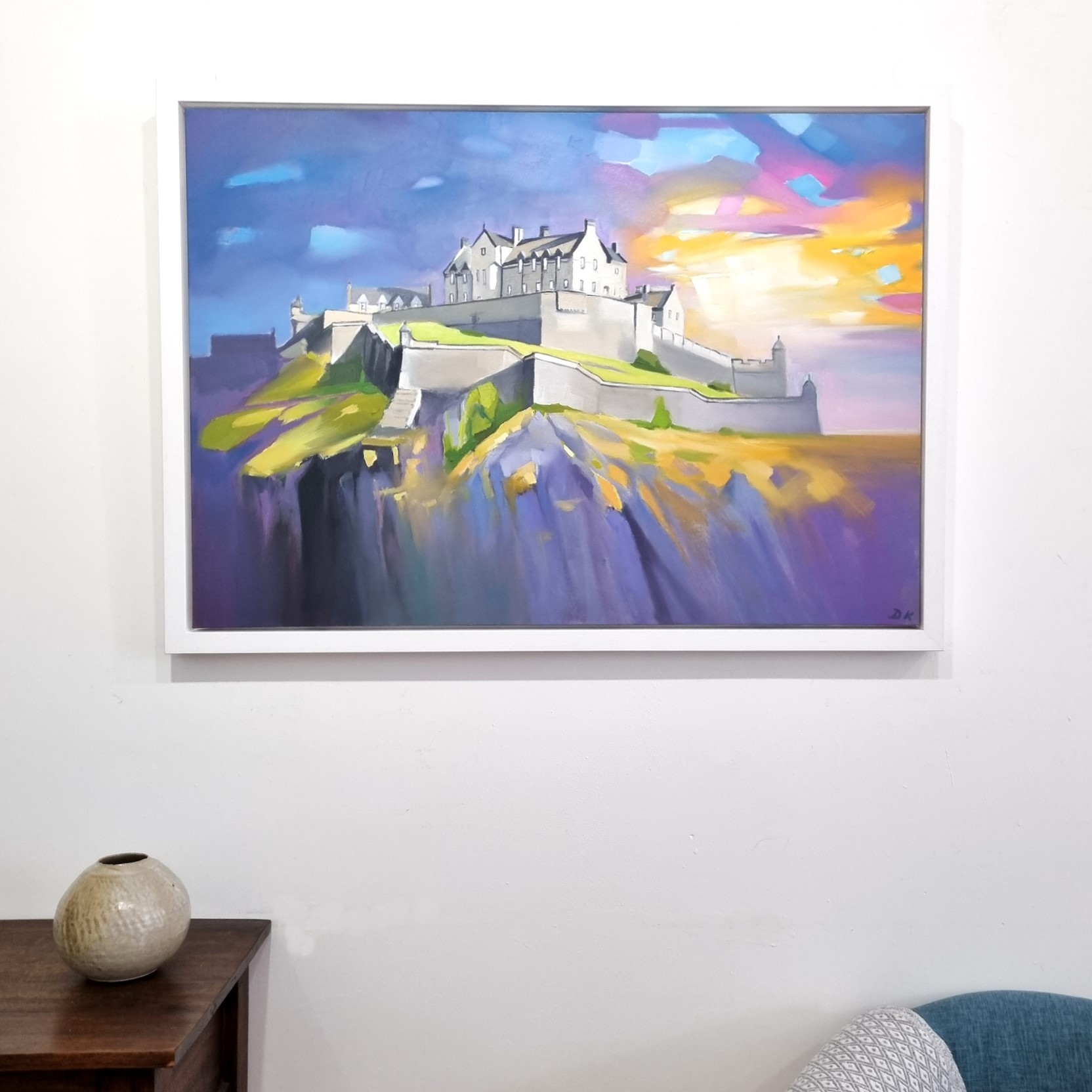'Edinburgh Castle' by artist DK  MacLeod